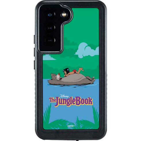 Disney Jungle Book Mogli and Baloo Swim Galaxy S24 Waterproof Case