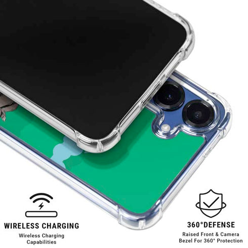 Disney Jungle Book Mogli and Baloo Swim Galaxy S25 Clear Case