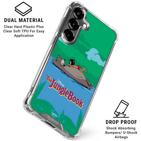 Disney Jungle Book Mogli and Baloo Swim Galaxy S26 Plus Clear Case