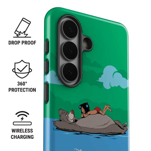 Disney Jungle Book Mogli and Baloo Swim Galaxy S26 Plus Impact Case