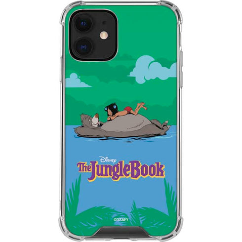 Disney Jungle Book Mogli and Baloo Swim iPhone 12 Clear Case