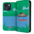 Disney Jungle Book Mogli and Baloo Swim iPhone 14 Plus Folio Case