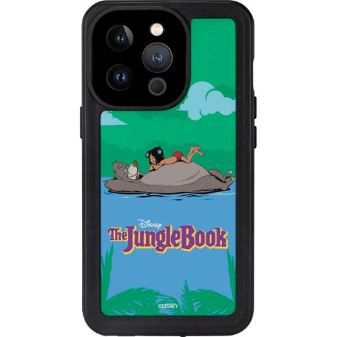 Disney Jungle Book Mogli and Baloo Swim iPhone 15 Pro Waterproof Case