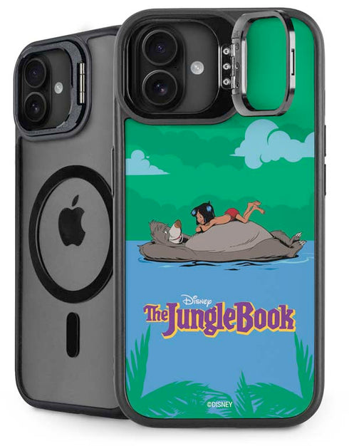 Disney Jungle Book Mogli and Baloo Swim iPhone 16 Plus Kickstand Case