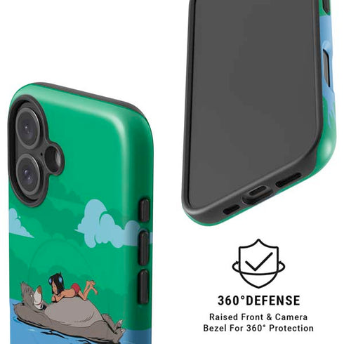 Disney Jungle Book Mogli and Baloo Swim iPhone 16 Plus Magsafe Impact Case