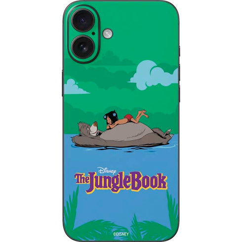 Disney Jungle Book Mogli and Baloo Swim iPhone 16 Plus Skin