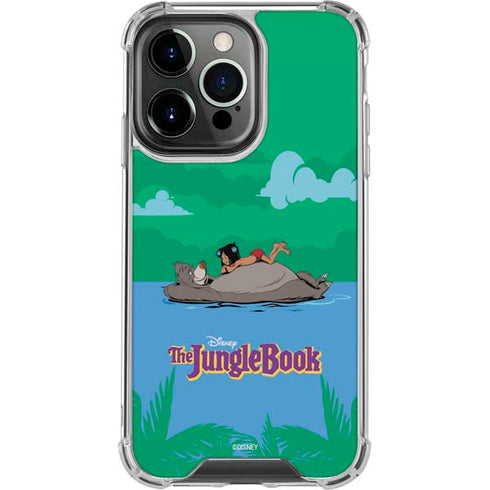 Disney Jungle Book Mogli and Baloo Swim iPhone 16 Pro Clear Case