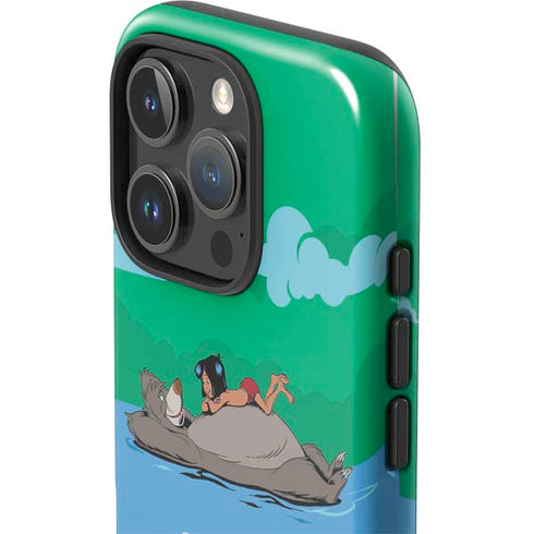 Disney Jungle Book Mogli and Baloo Swim iPhone 16 Pro Impact Case