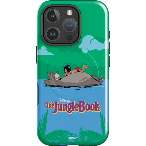 Disney Jungle Book Mogli and Baloo Swim iPhone 16 Pro Magsafe Impact Case