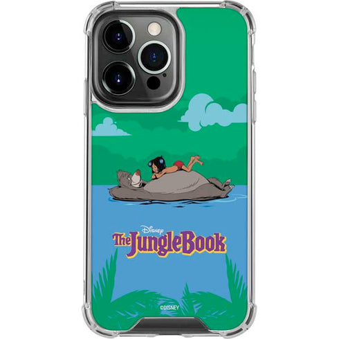 Disney Jungle Book Mogli and Baloo Swim iPhone 16 Pro Max Clear Case