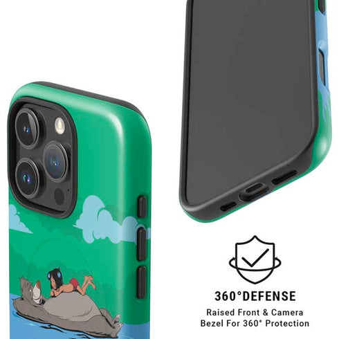 Disney Jungle Book Mogli and Baloo Swim iPhone 16 Pro Max Magsafe Impact Case