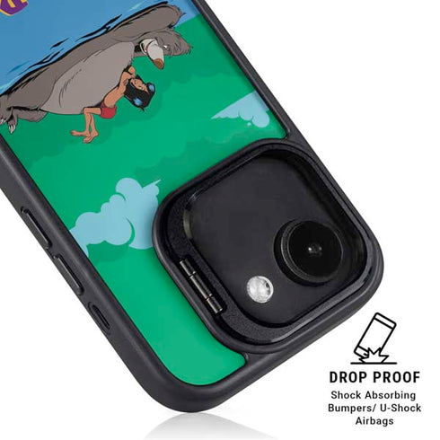 Disney Jungle Book Mogli and Baloo Swim iPhone 16e Kickstand Case