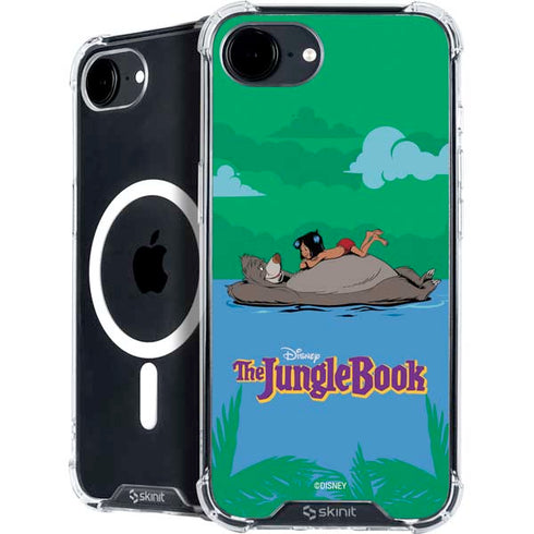 Disney Jungle Book Mogli and Baloo Swim iPhone 16e MagSafe Case