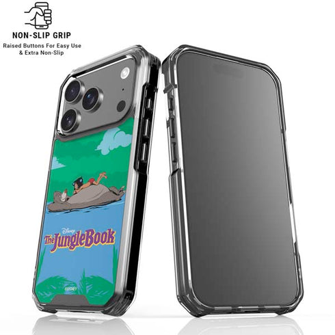 Disney Jungle Book Mogli and Baloo Swim iPhone 18 Pro Clear Case