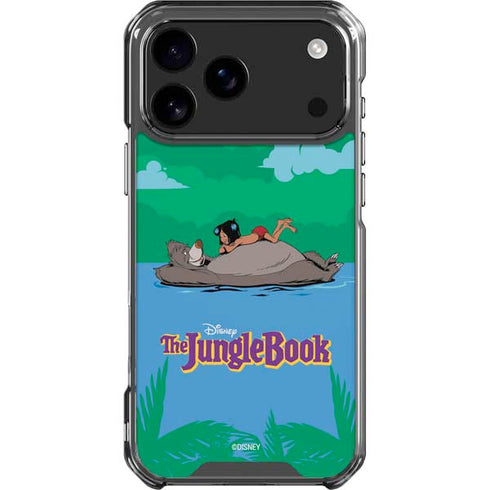 Disney Jungle Book Mogli and Baloo Swim iPhone 18 Pro Max Clear Case