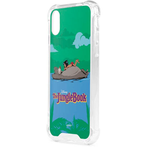 Disney Jungle Book Mogli and Baloo Swim iPhone XS Clear Case