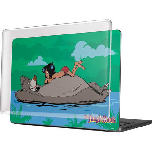 Disney Jungle Book Mogli and Baloo Swim MacBook Pro 14in (2021-24) Case plus Skin