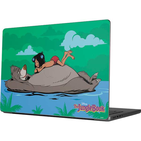 Disney Jungle Book Mogli and Baloo Swim Apple MacBook Pro 14-inch Skin