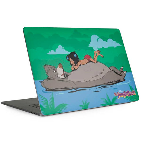 Disney Jungle Book Mogli and Baloo Swim MacBook Skins