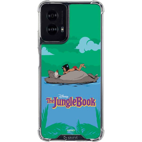 Disney Jungle Book Mogli and Baloo Swim Moto G Power 5G (2024) Clear Case