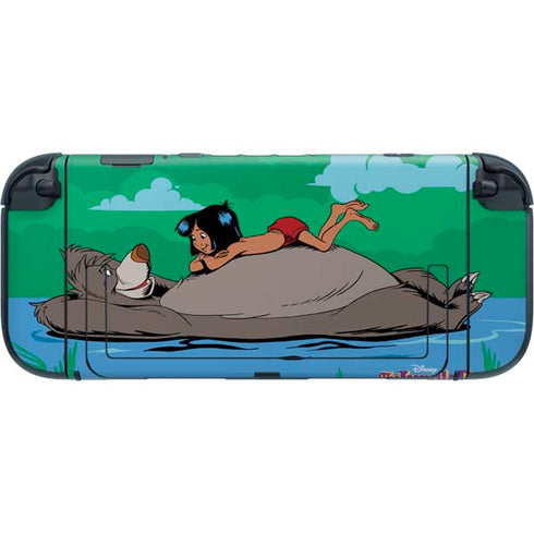 Disney Jungle Book Mogli and Baloo Swim Nintendo Switch 2 (2025) with Joy-Con Skin