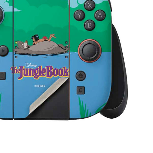 Disney Jungle Book Mogli and Baloo Swim Nintendo Switch 2 (2025) Joy-Con Controller Skin