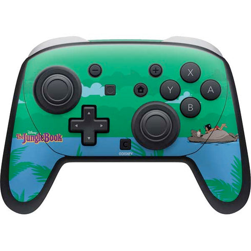 Disney Jungle Book Mogli and Baloo Swim Nintendo Switch 2 (2025) Pro Controller Skin