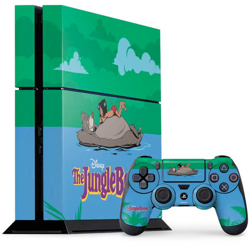 Disney Jungle Book Mogli and Baloo Swim PlayStation PS4 Skins