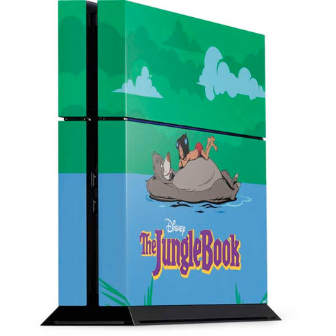 Disney Jungle Book Mogli and Baloo Swim PS4 Console Skin