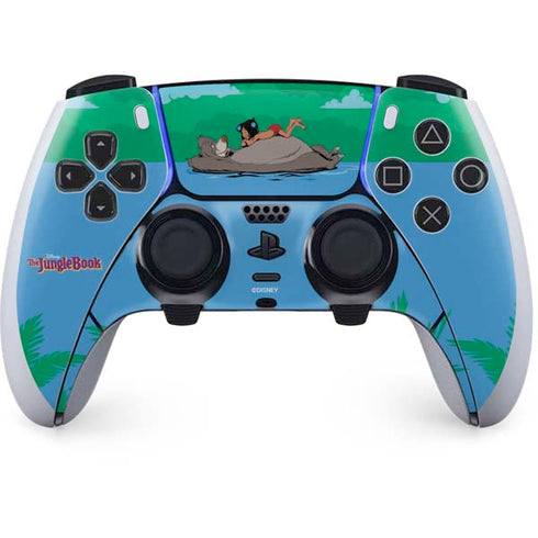 Disney Jungle Book Mogli and Baloo Swim PS5 DualSense Edge Pro Controller Skin