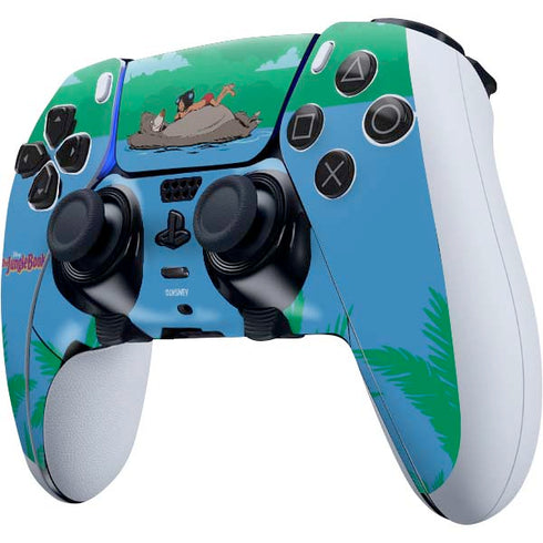 Disney Jungle Book Mogli and Baloo Swim PS5 DualSense Edge Pro Controller Skin
