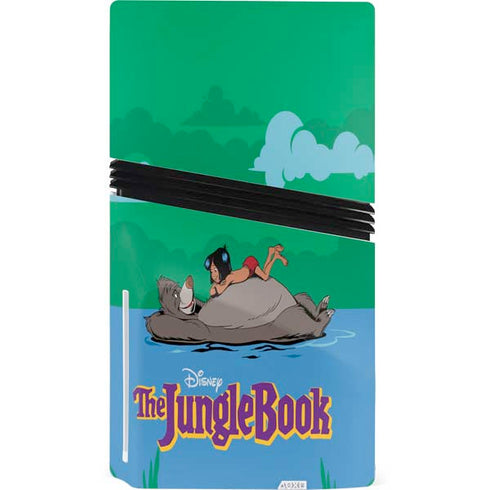 Disney Jungle Book Mogli and Baloo Swim PS5 Pro Disk Console Skin