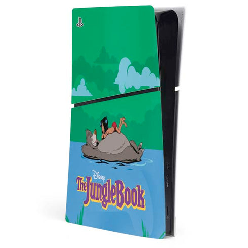 Disney Jungle Book Mogli and Baloo Swim PlayStation PS5 Skins