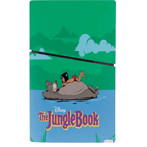Disney Jungle Book Mogli and Baloo Swim PS5 Slim Digital Edition Console Skin