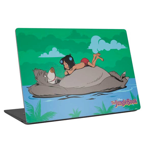 Disney Jungle Book Mogli and Baloo Swim Laptop Skins