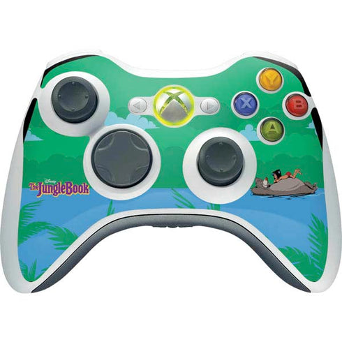 Disney Jungle Book Mogli and Baloo Swim Xbox 360 Wireless Controller Skin