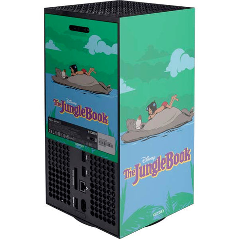 Disney Jungle Book Mogli and Baloo Swim XBox Series X Digital Edition Console Skin