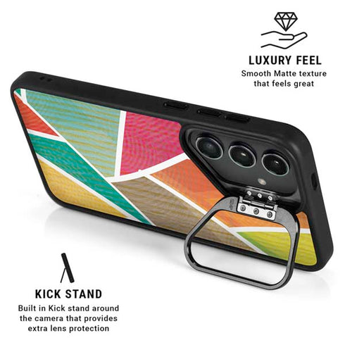 Mojito 01 70s Inspired Galaxy S25 Kickstand Case