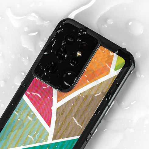 Mojito 01 70s Inspired Galaxy S24 Ultra Waterproof Case