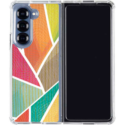 Mojito 01 70s Inspired Galaxy Z Fold6 Clear Case