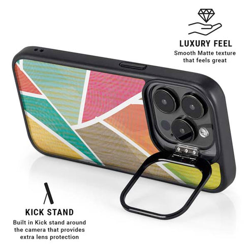 Mojito 01 70s Inspired iPhone 14 Pro Max Kickstand Case