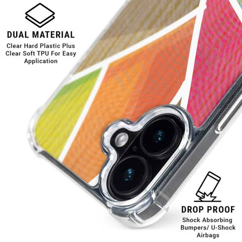 Mojito 01 70s Inspired iPhone 16 Plus Clear Case