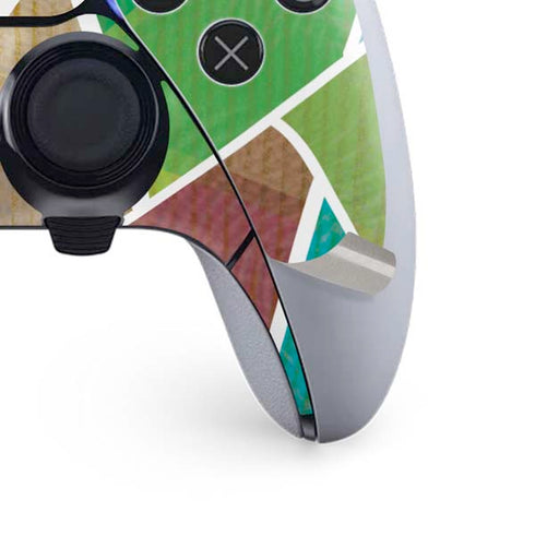 Mojito 01 70s Inspired PS5 DualSense Edge Pro Controller Skin