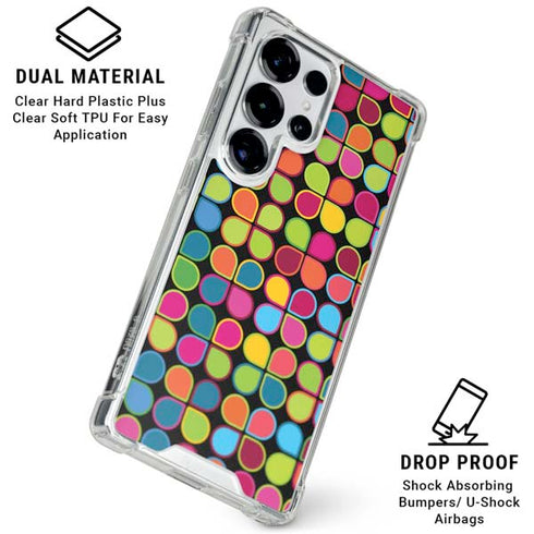 Mojito 04 70s Inspired Galaxy S25 Ultra Clear Case