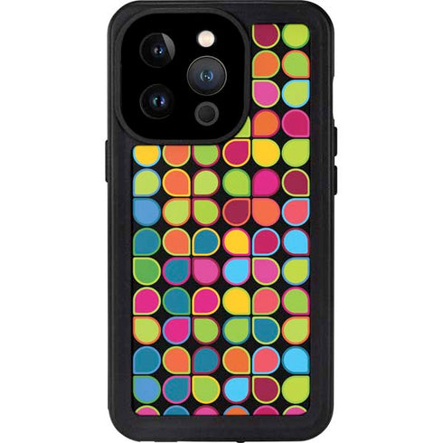 Mojito 04 70s Inspired iPhone 15 Pro Waterproof Case