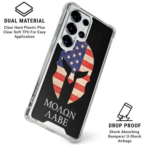 Molon Labe Galaxy S25 Ultra Clear Case