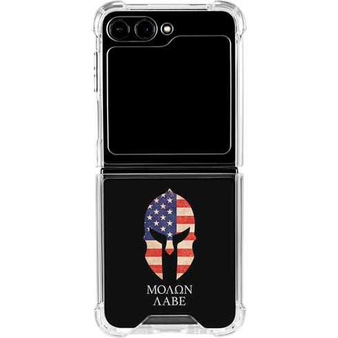 Molon Labe Galaxy Z Flip6 Clear Case