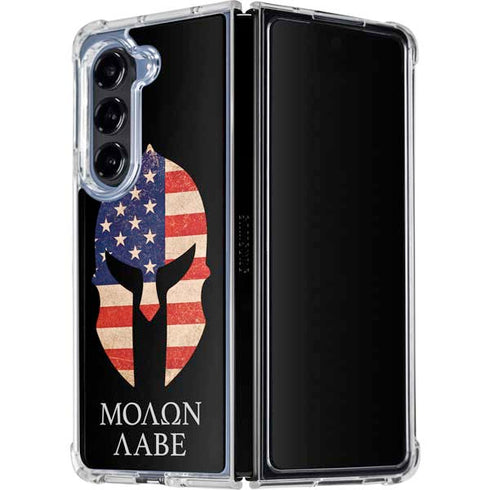 Molon Labe Galaxy Z Fold5 5G Clear Case