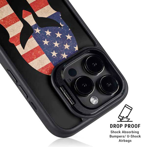 Molon Labe iPhone 14 Pro Max Kickstand Case