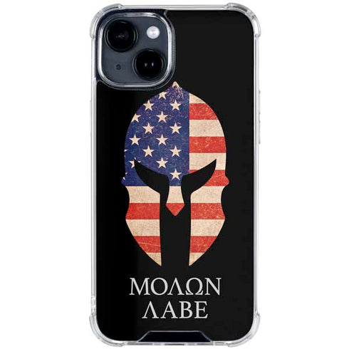 Molon Labe iPhone 15 Clear Case